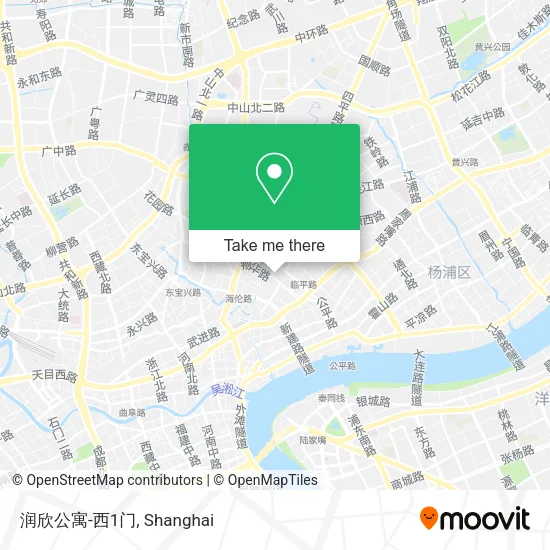 润欣公寓-西1门 map