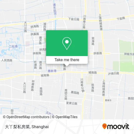 大丫梨私房菜 map