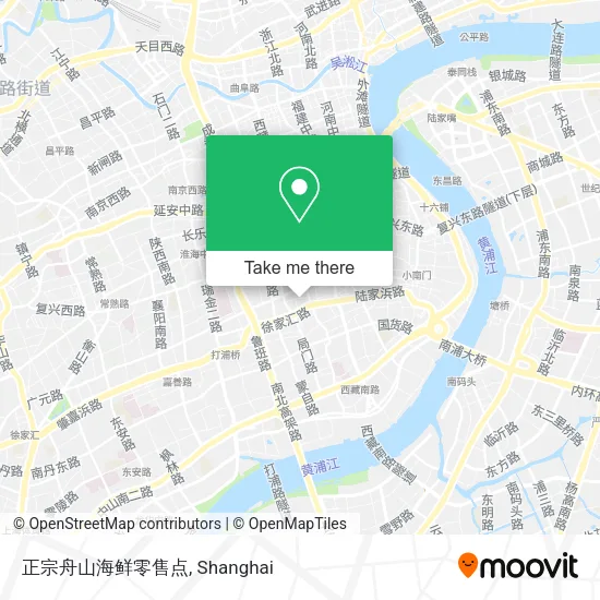 正宗舟山海鲜零售点 map