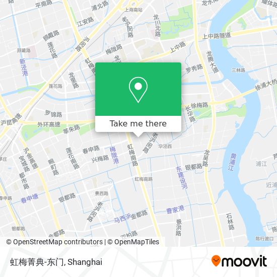 虹梅菁典-东门 map