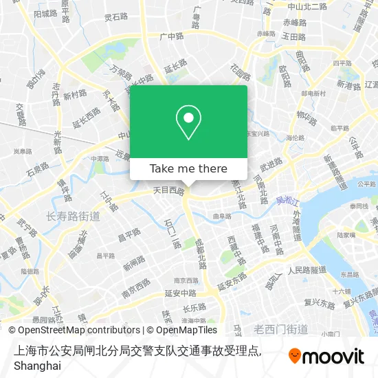 上海市公安局闸北分局交警支队交通事故受理点 map