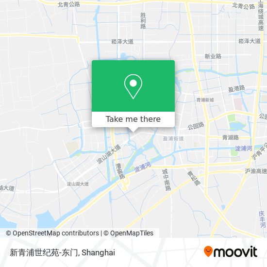 新青浦世纪苑-东门 map
