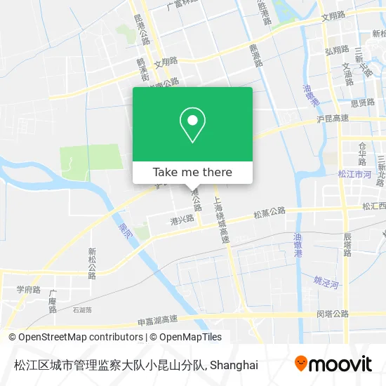 松江区城市管理监察大队小昆山分队 map