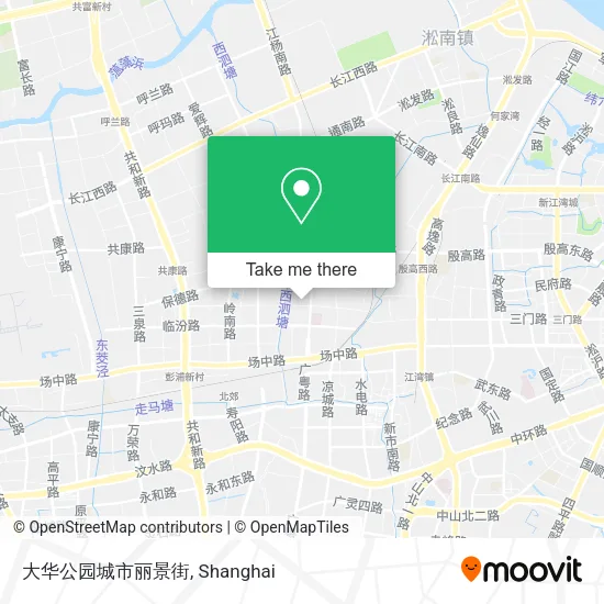 大华公园城市丽景街 map