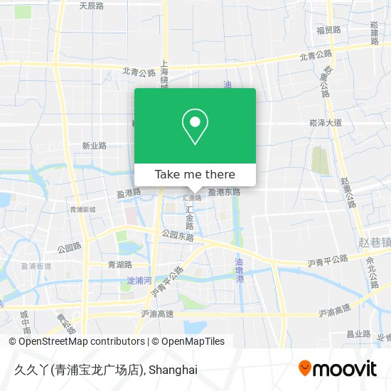 久久丫(青浦宝龙广场店) map