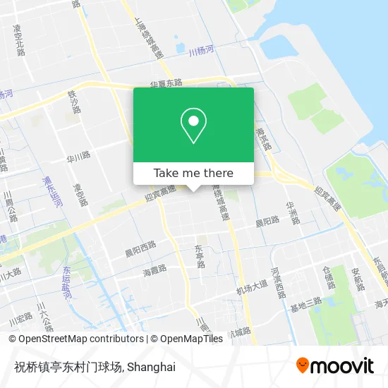 祝桥镇亭东村门球场 map