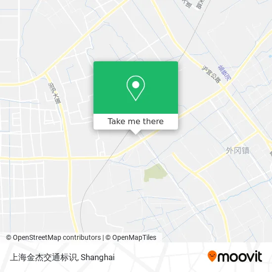 上海金杰交通标识 map
