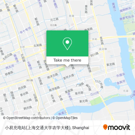 小易充电站(上海交通大学农学大楼) map