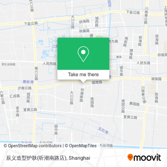 辰义造型护肤(听潮南路店) map