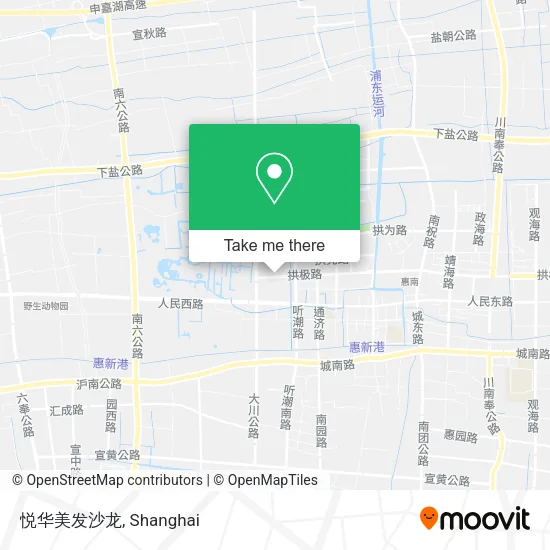 悦华美发沙龙 map