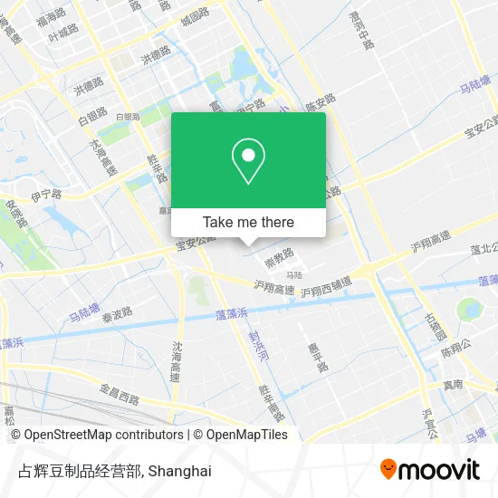 占辉豆制品经营部 map