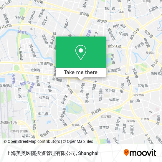 上海美奥医院投资管理有限公司 map