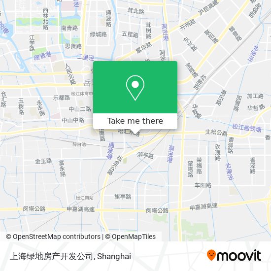 上海绿地房产开发公司 map