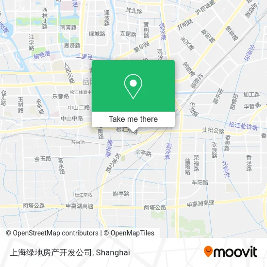上海绿地房产开发公司 map