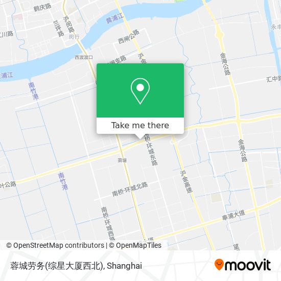 蓉城劳务(综星大厦西北) map