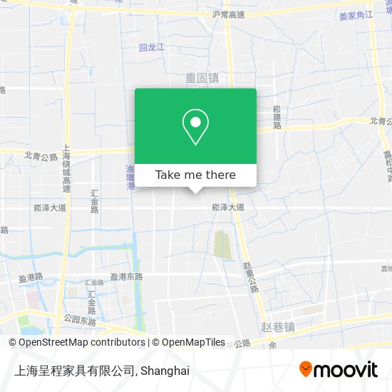 上海呈程家具有限公司 map