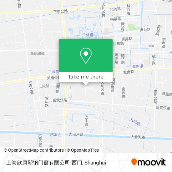 上海欣康塑钢门窗有限公司-西门 map