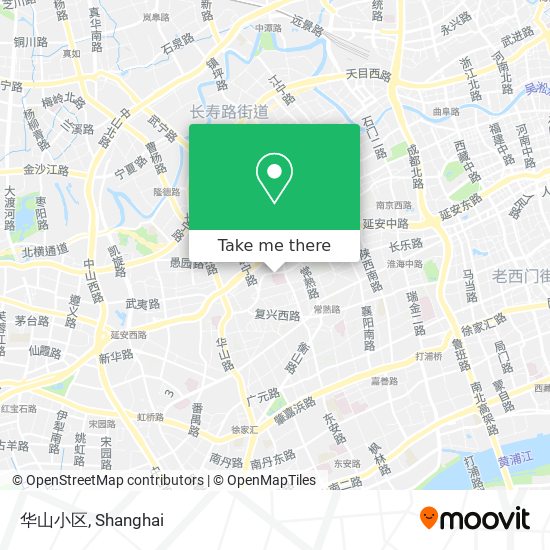 华山小区 map