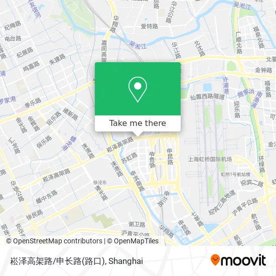 崧泽高架路/申长路(路口) map