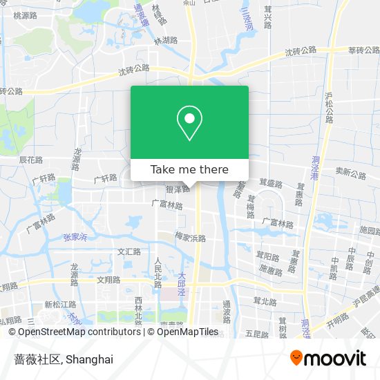 蔷薇社区 map