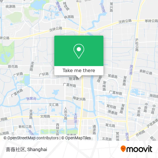 蔷薇社区 map
