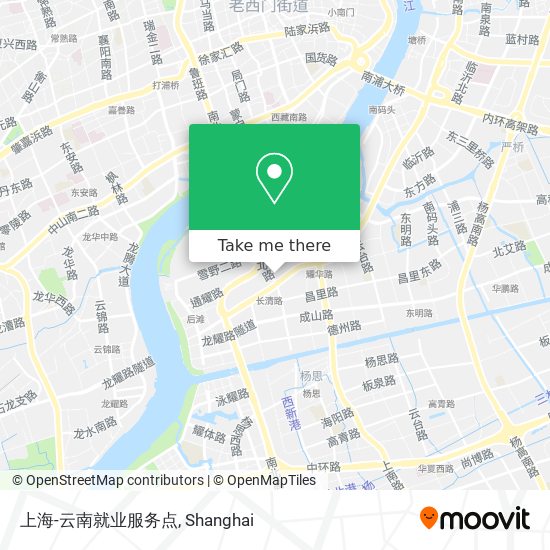上海-云南就业服务点 map