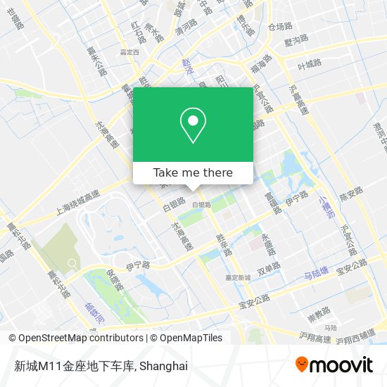 新城M11金座地下车库 map