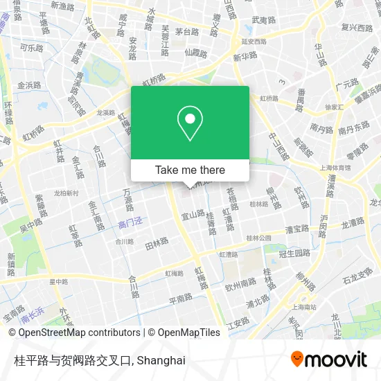 桂平路与贺阀路交叉口 map