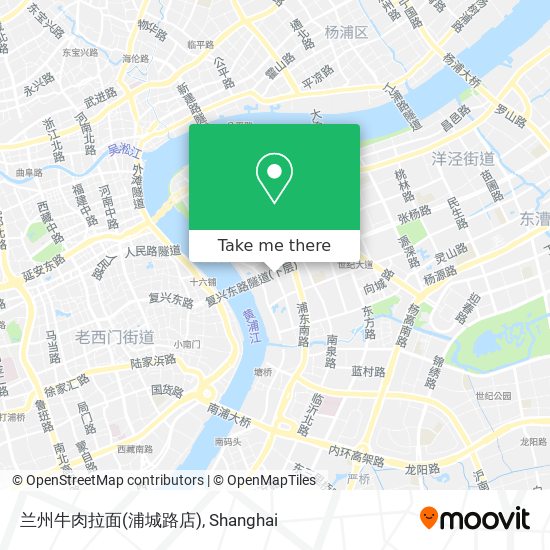 兰州牛肉拉面(浦城路店) map
