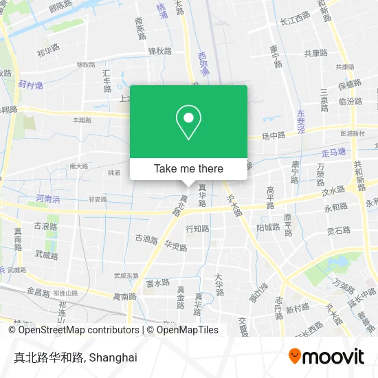 真北路华和路 map