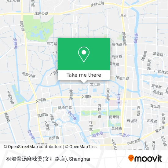 祖船骨汤麻辣烫(文汇路店) map