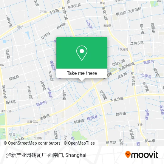 泸新产业园砖瓦厂-西南门 map