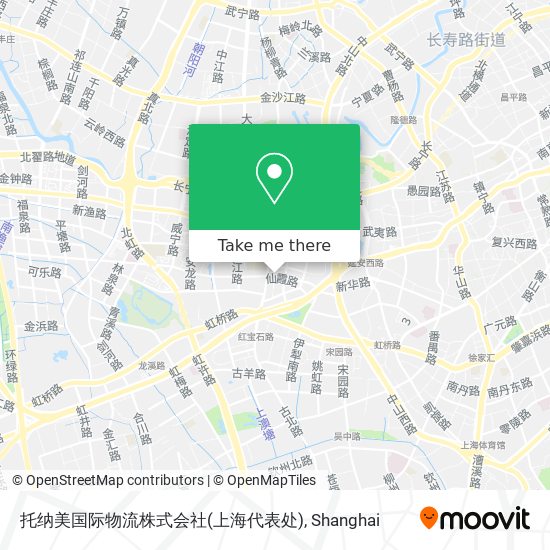 托纳美国际物流株式会社(上海代表处) map