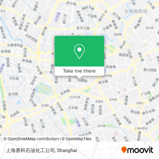 上海赛科石油化工公司 map