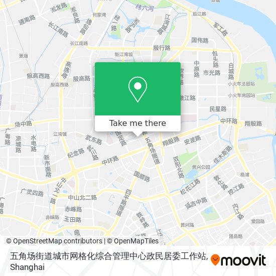 五角场街道城市网格化综合管理中心政民居委工作站 map