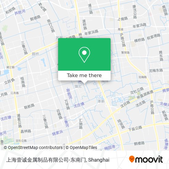 上海壹诚金属制品有限公司-东南门 map