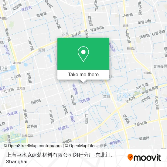 上海巨水克建筑材料有限公司闵行分厂-东北门 map