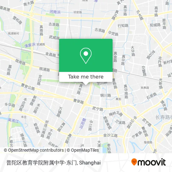 普陀区教育学院附属中学-东门 map