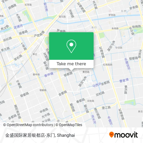 金盛国际家居银都店-东门 map