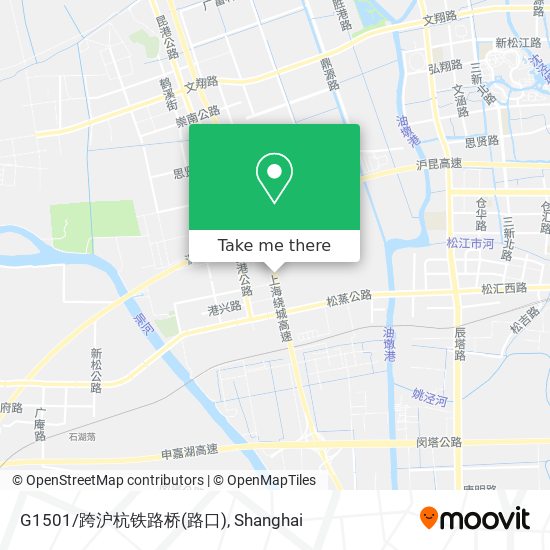 G1501/跨沪杭铁路桥(路口) map