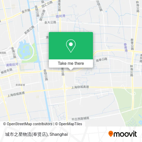 城市之星物流(奉贤店) map