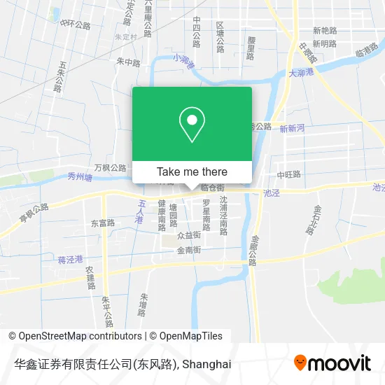 华鑫证券有限责任公司(东风路) map