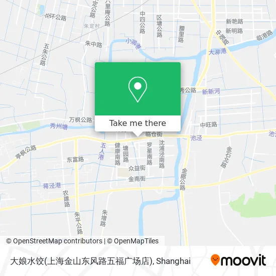 大娘水饺(上海金山东风路五福广场店) map