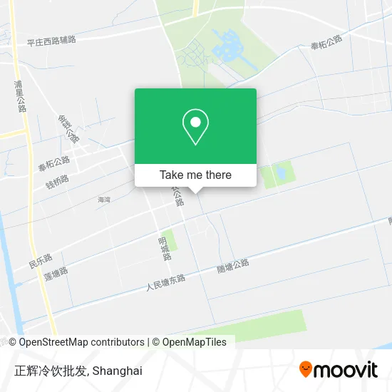 正辉冷饮批发 map