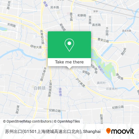 苏州出口(G1501上海绕城高速出口北向) map