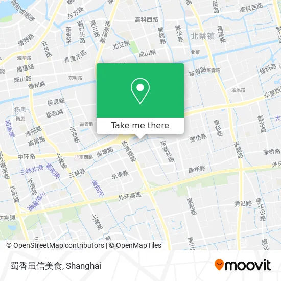 蜀香虽信美食 map