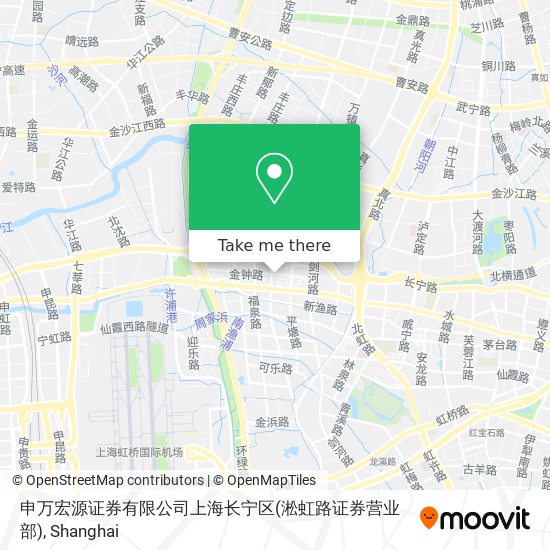 申万宏源证券有限公司上海长宁区(淞虹路证券营业部) map