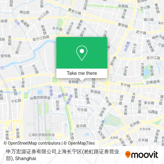 申万宏源证券有限公司上海长宁区(淞虹路证券营业部) map