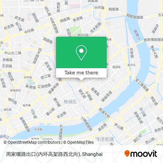 周家嘴路出口(内环高架路西北向) map