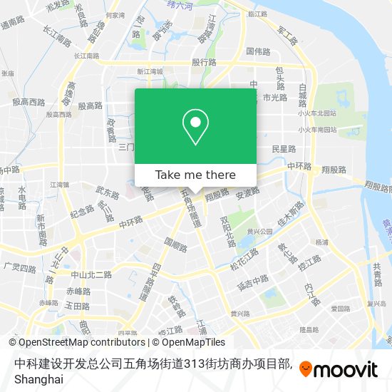 中科建设开发总公司五角场街道313街坊商办项目部 map